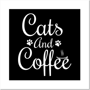 Cat and Coffee Posters and Art